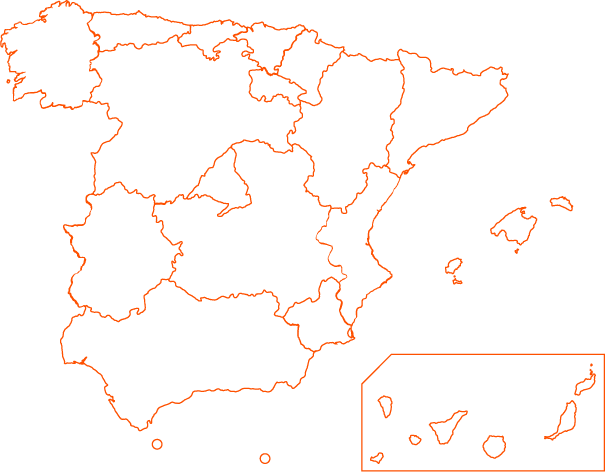 Mapa España Transparente